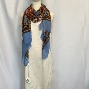 Vera Bradley Soft Fringe Madison Garden Blush scarf